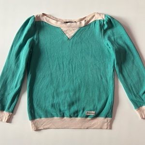 Marc Jacobs Green/ Cream sweater. Great pre-owned condition. Size M.